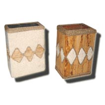 VASO IN TERRACOTTA SABBIATO QUADRATO