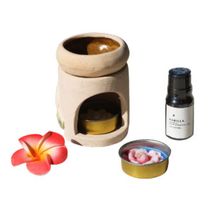 BRUCIAESSENZE BIANCO IN CONFEZIONE REGALO