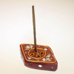PORTAINCENSI  IN TERRACOTTA MINI COLORATA CON SPECCHIETTI