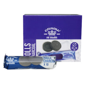 CARBONCINI PER INCENSI IN GRANI O NARGHILE' (10 rolls x 10 pastiglie)