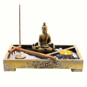 GIARDINO ZEN RETTANGOLARE CON DIVINITA'