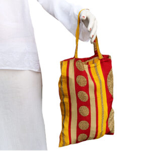 SACCA IN SETA INDIANA CON MANICI ( set. 12 pz. )