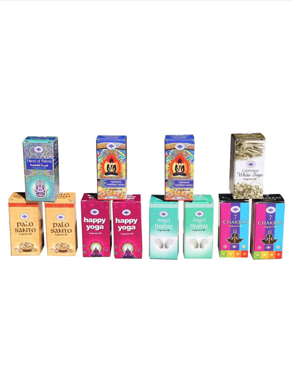 1388_2 OLIO ESSENZIALE GREEN TREE GUSTI ASSORTITI (conf 12 x 10 ml)