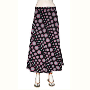 GONNA LUNGA PORTAFOGLIO A CERCHIETTI