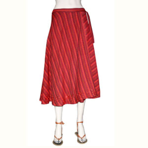 GONNA LUNGA PORTAFOGLIO AMPIA RIGHINA  CON RICAMI