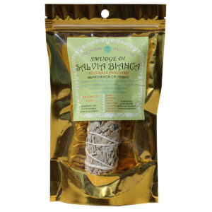 SMUDGE DI SALVIA BIANCA CALIFORNIANA BUSTA ORO LINEA PROFUMI PREZIOSI  (30 GR)