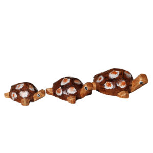 TARTARUGHINE DECAPATE CON CERCHIETTI (set 3 pz)