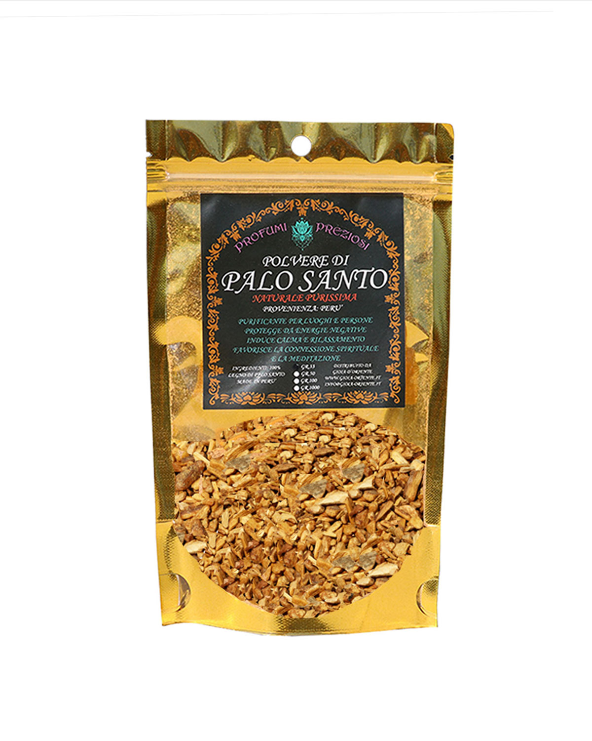 8648 PALO SANTO IN PATATINE ORO LINEA PROFUMI PREZIOSI (33 GR)
