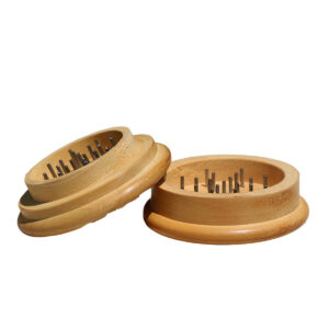 TRITAGANJA IN LEGNO 2,5" CON FOGLIA